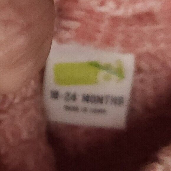 Crazy 8 Toddler Girls Pink Cropped Boxy Scalloped Hem Sweater 18-24 Months - Picture 3 of 4